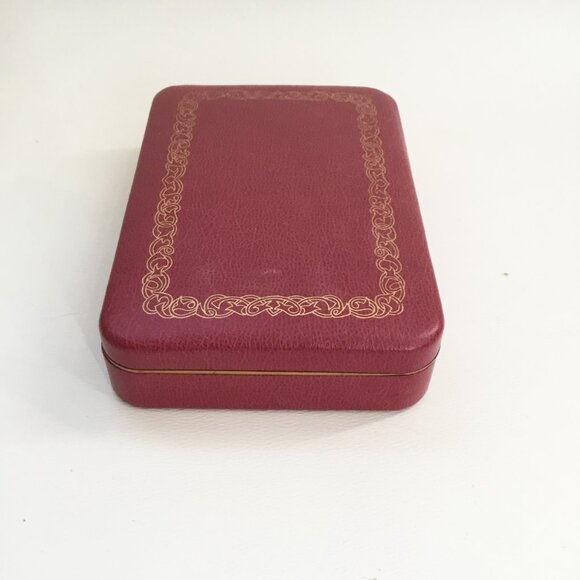 Vintage Farrington Red Texol Atomic Jewelry Box - Picture 4 of 6
